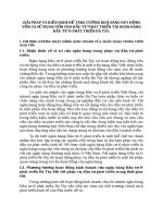 GIẢI PHÁP VÀ KIẾN NGHỊ ĐỂ TĂNG CƯỜNG KHẢ NĂNG HUY ĐỘNG VỐN VÀ SỬ DỤNG VỐN CHO ĐẦU TƯ PHÁT TRIỂN TẠI NGÂN HÀNG ĐẦU TƯ