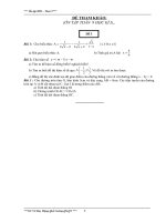 Đề KT Toán 9 học kỳ 1