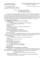 Quy định HSSS CM áp dụng HKII 2010-2011