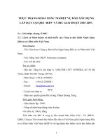 THỰC TRẠNG KHAI THÁC NGHIỆP VỤ BẢO XÂY DỰNG LẮP ĐẶT TẠI QBE  BIDV VÀ BIC GIAI ĐOẠN 2003 2007