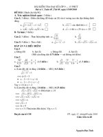 Đề KT Đại 9_15p_bài số 1