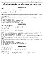 các đề ôn tập học kì I lớp 7