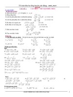 Đề cương ôn tập toán 9 do tổ bộ môn khu ba tổng 2 huyện yên dũng biên soạn