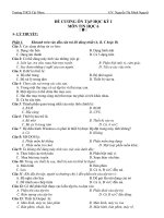 Đề cương ôn tập thi HKI tin học 6