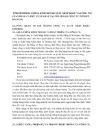 TÌNH HÌNH HOẠT ĐỘNG KINH DOANH XUẤT NHẬP KHẨU VÀ CÔNG TÁC GIAO HÀNG CÀ PHÊ  XUẤT KHẨU TẠI CHI NHÁNH CÔNG TY INTIMEX ĐÀ NẴNG