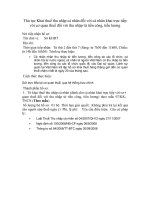 Thủ tục Khai thuế thu nhập cá nhân 1