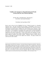 Lessons from East Asia''''a Recent Experience