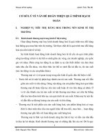 CƠ SỞ LÝ VỀ VẤN ĐỀ HOÀN THIỆN QUÁ TRÌNH HẠCH TOÁN