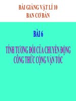 H2A.VL10_CONG THUC CONG VAN TOC