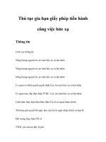 Thủ tục gia hạn giấy phép tiến hành công việc bức xạ