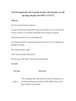 Thi nâng ngạch giáo viên trung học lên giáo viên trung học cao cấp (áp dụng cho giáo viên THPT và TCCN)