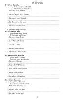 ÔN TẬP UNIT 6 ANH 6