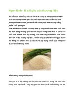 Ngon lành - là cái gốc của thương hiệu