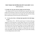 THỰC TRẠNG THỊ TRƯỜNG NHÀ ĐẤT TẠI HÀ NỘI  TRONG THỜI GIAN QUA