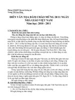 TỌA ĐÀM 20/11