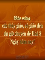 chuyen de hoa 8 HK II tiet 51 Bai LT 6