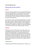 Phong tục đón năm mới trên thế giới phần 3