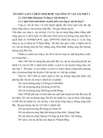 TỔ CHỨC LẬP VÀ PHÂN TÍCH BCBC TẠI CÔNG TY VẬN TẢI THUỶ I