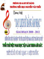 DẠY LỊCH SỬ THÔNG QUA ÂM NHẠC