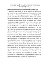 TRIỂN VỌNG VÀ MỘT SỐ GIẢI PHÁP THU HÚT FDI CỦA NHẬT BẢN VÀO VIỆT NAM