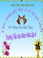 Bài : TLV mở bài trong bài văn kể chuyện