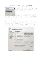 Chuyển Exchange 2003 sang Exchange 2007 (P.2) T