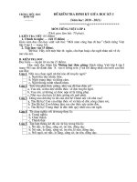 De kiem tra giua ki I