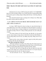 THỰC TRẠNG TỔ CHỨC KẾ TOÁN TẠI CÔNG TY XDCN HÀ NỘI