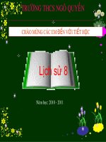 SỬ 8 BÀI 18: NƯỚC MĨ GIỮA HAI....