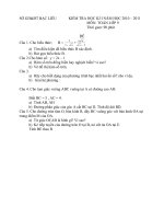 de kiem tra hoc ki I toán 9 (ckt 2010-2011)