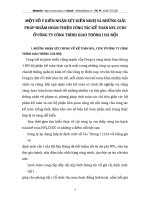 MỘT SỐ Ý KIẾN NHẬN XÉT KIẾN NGHỊ VÀ NHỮNG GIẢI PHÁP NHẰM HOÀN THIỆN CÔNG TÁC KẾ TOÁN NVL CCDC Ở CÔNG TY CÔNG TRÌNH GIAO THÔNG I HÀ NỘI