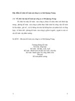 Đặc điểm tổ chức kế toán tại công ty cơ khí Quang Trung