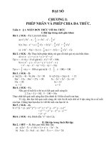 Các BT ĐS8 cơ bản theo từng bài dạy