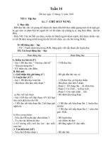 giáo án lớp 4- tuần 14- CKTKN + BVMT