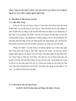 THỰC TRẠNG TỔ CHỨC CÔNG TÁC KẾ TOÁN TẠI CÔNG TY CỔ PHẦN DỊCH VỤ SỬA CHỮA NHIỆT ĐIỆN MIỀN BẮC