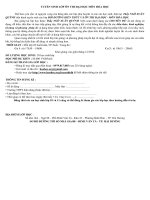 [Thông Báo] Tuyển sinh lớp ôn thi đại học