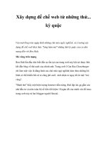 Xây dựng đế chế web từ những thứ... kỳ quặc