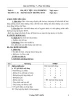 Giáo án HKI lớp 7