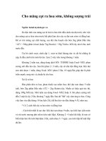 Cho măng cụt ra hoa sớm, không sượng trái