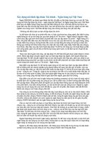 Xây dựng mô hình tập đoàn Tài chính – Ngân hàng tại Việt Nam