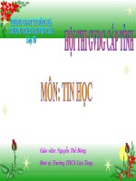 Tiết 30: BÀI THỰC HÀNH 5