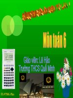 Hỗn số, số thập phân ...