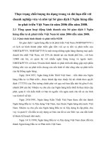 Thực trạng chất lượng tín dụng trung và dài hạn đối với doanh nghiệp vừa và nhỏ tại Sở giao dịch I Ngân hàng đầu tư phát triển Việt Nam từ năm 2006 đến năm 2008