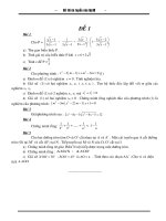 Ôn thi tuyển lớp 10 ( tham khảo)