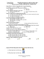 Đề thi lớp 3 HK1