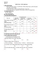 Đề kiểm tra môn HH6 tiết 14 có ma trận