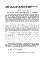 TỔNG QUAN VỀ CÔNG TY TNHHTM VÀ DV HIỀN HẬUTHỰC TRẠNG KINH DOANH CỦA KHÁCH SẠN MIMOSA