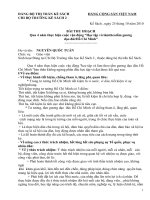 bài thu hoạch 4 năm TTHCM