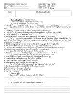 Kiểm tra 1 tiết môn NV8