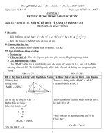 Hình học 9 học kì 1